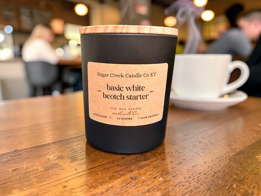 Basic White Beotch Starter - blends of coffee with caramel topping