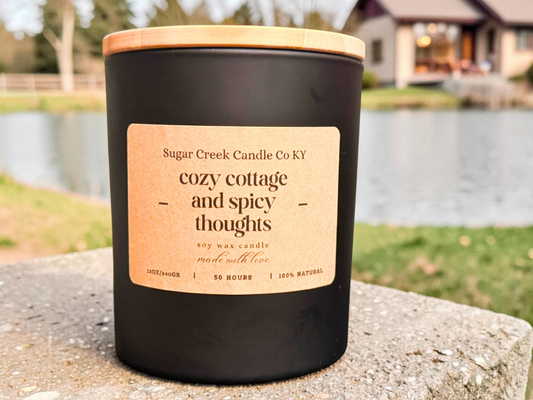 Cozy Cottage and Spicy Thoughts - bergamot, lemon, orange, cool breeze, and tonka bean