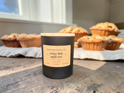 Crispy Little Apple Tart - soy wax candle, honey crisp apple, green peel, honey, orchard fruits, and soft woods