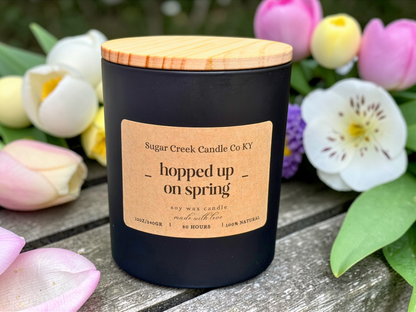 Hopped up on Spring - tulips, lilies, and jasmine